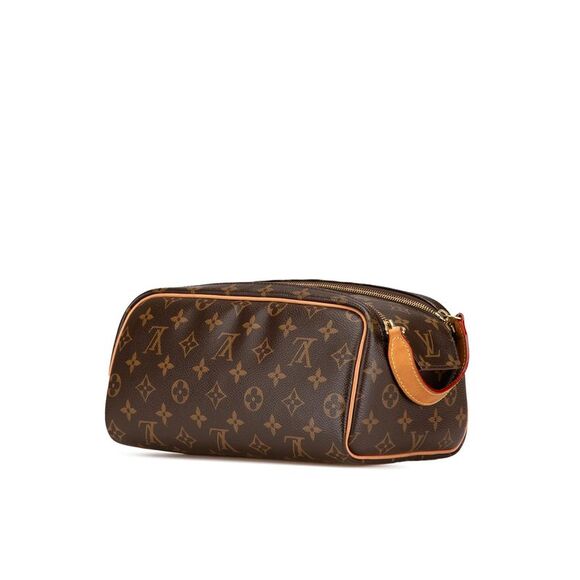 Pre Loved Louis Vuitton Monogram Dopp Kit Toilet Pouch Women Brown Vanity Bags - Picture 2 of 8